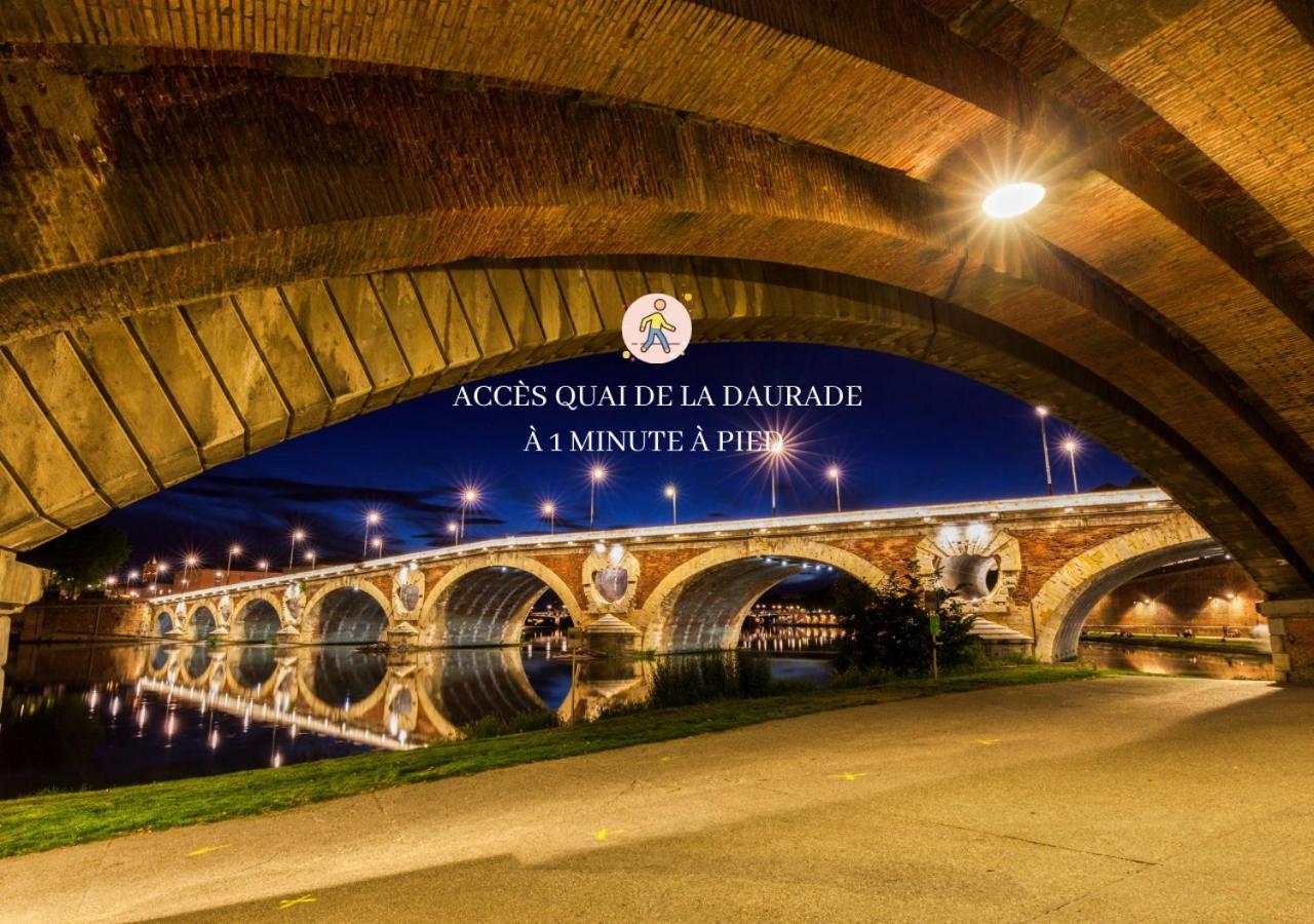 Wonder Appart' 402 - Vue Sur Garonne Toulouse Exteriör bild